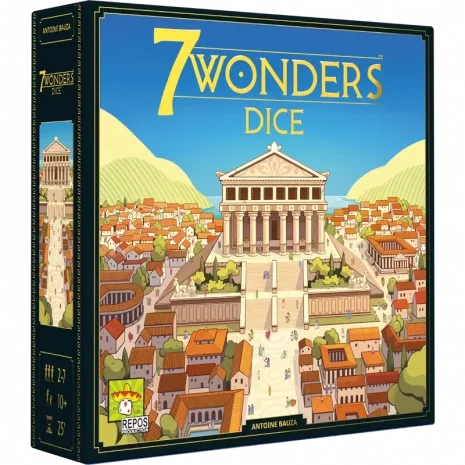 7 Wonders Dice Würfelspiel Verpackung Vorderseite (deutsch)