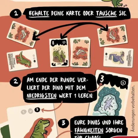 very-dead-dinos-t-rex-verpackung-rueckseite-webp Rückseite der Spielschachtel von Very Dead Dinos T‑Rex mit Spielinformationen (Deutsch)