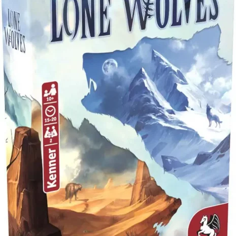 Vorderseite der Spielschachtel von Lone Wolves Kartenduell