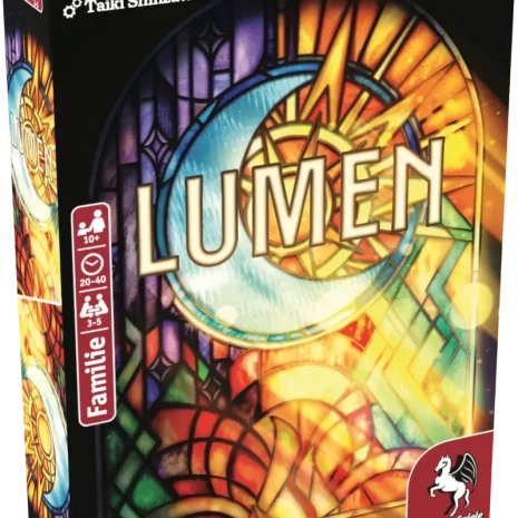 Vorderseite der Spielschachtel von Lumen Deduktionsspiel (3–5 Spieler)