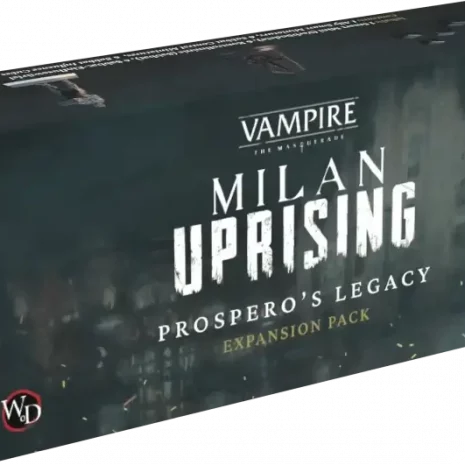Vorderseite der Spielschachtel von Vampire The Masquerade Milan Uprising