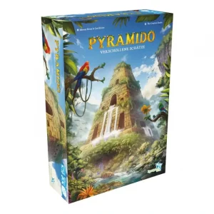 Vorderseite der Box von Pyramido: Verschollene Schätze – Familienspiel