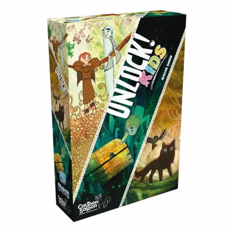 Verpackung des Kartenspiels Unlock! Kids: Irische Sagen (Vorderseite)
