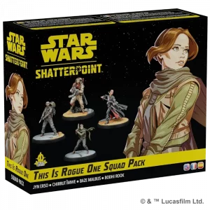 Verpackung der Erweiterung Star Wars: Shatterpoint – Rogue One Squad Pack (Vorderseite)