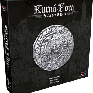 Kutna Hora Stadt des Silbers Brettspiel Verpackung Vorderseite Heidelbär Spielgetuschel