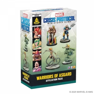 Vorderseite der Box Marvel: Crisis Protocol – Warriors of Asgard Affiliation Pack