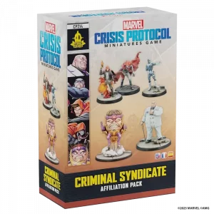 Verpackung des Marvel: Crisis Protocol – Criminal Syndicate Affiliation Pack (Vorderseite)