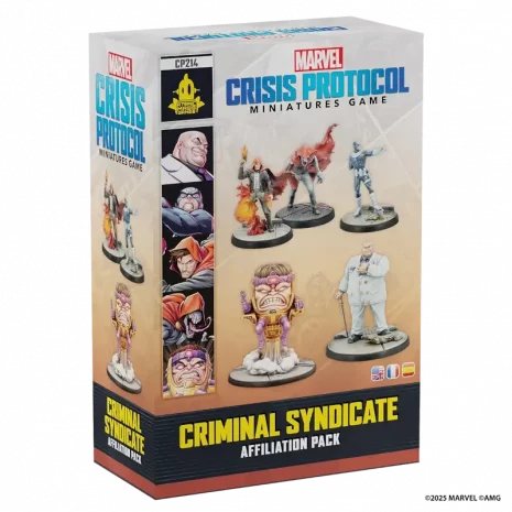 Verpackung des Marvel: Crisis Protocol – Criminal Syndicate Affiliation Pack (Vorderseite)