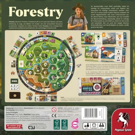 forestry-verpackung-rueckseite-webp Rückseite mit Spielmaterial und Mechaniken