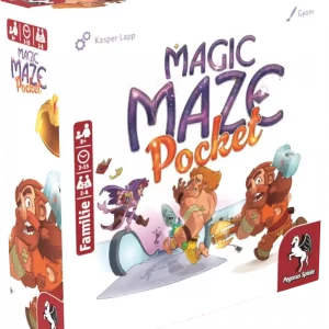 Vorderseite der Box Magic Maze Pocket – kompakte Version