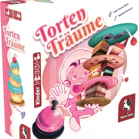 Vorderseite von Torten Träume – Box mit Kuchenmotiven