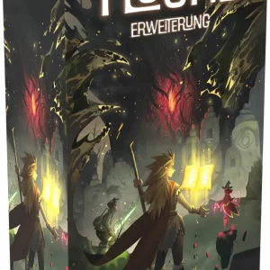 Vorderseite der Erweiterungsbox „Flüche“ für The Vale of Eternity