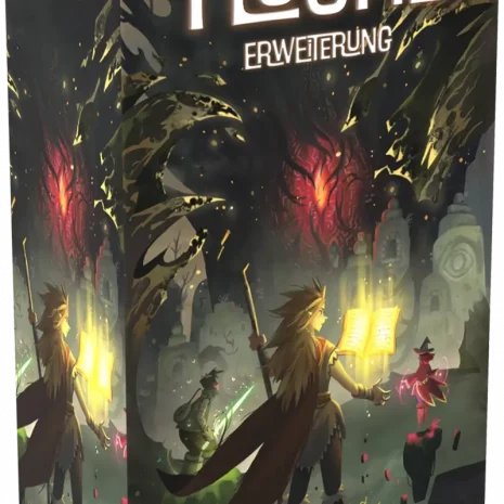 Vorderseite der Erweiterungsbox „Flüche“ für The Vale of Eternity