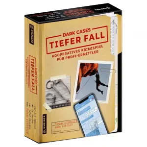 Vorderseite der Box Dark Cases – Tiefer Fall mit Krimi-Motiv