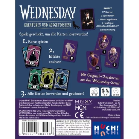 wednesday-kreaturen-ausgestossene-verpackung-rueckseite-webp Rückseite mit Spielerzahl, Altersempfehlung & Spielzeit
