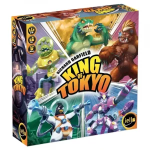 Vorderseite der Box King of Tokyo – Würfelspiel mit Monstern