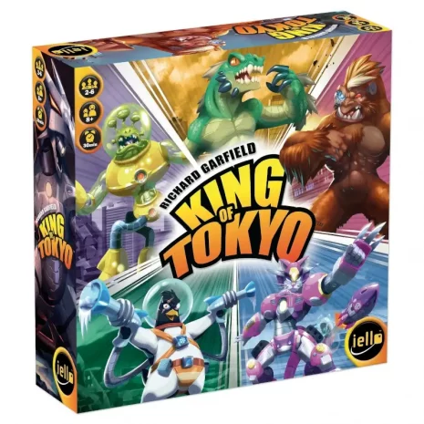 Vorderseite der Box King of Tokyo – Würfelspiel mit Monstern