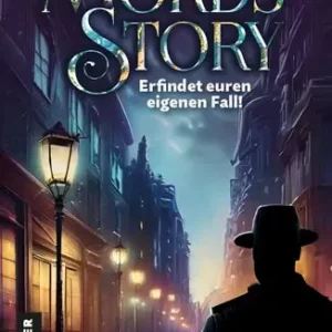 Vorderseite der Box „MordsStory“ – Krimispiel / Erzählabenteuer