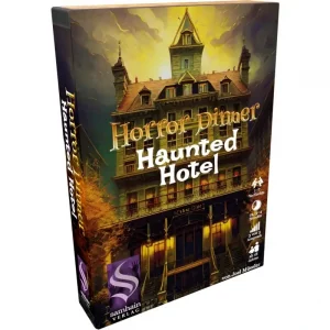 Vorderseite der Box „Horror Dinner: Haunted Hotel“ – Horror Krimi-Dinner