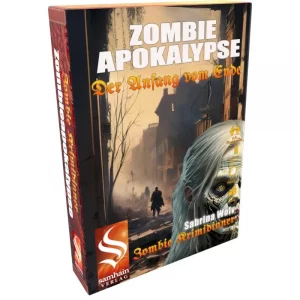 Vorderseite der Box „Horror Dinner: Zombieapokalypse – Der Anfang vom Ende“