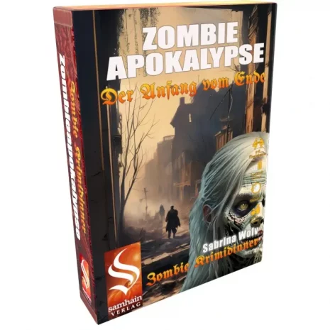 Vorderseite der Box „Horror Dinner: Zombieapokalypse – Der Anfang vom Ende“