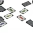 Karten und Spielmaterial aus Shadow Cards
