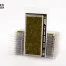Vorderseite der Packung Gamers Grass Tiny Dry Green mit trockengrünen 2 mm-Grasbüscheln