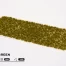 Nahaufnahme der trockengrünen 2 mm-Grasbüschel von Gamers Grass auf Bases und Dioramen