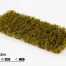 Nahaufnahme der dornigen 6 mm-Grasbüschel von Gamers Grass auf Bases und Dioramen