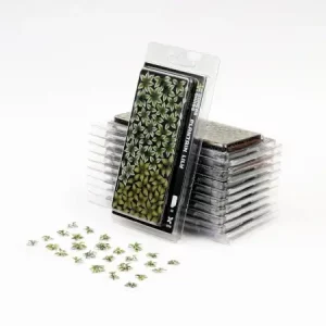 Vorderseite der Packung Gamers Grass Laser Plants Plantain Lily mit gelaserten Pflanzen für Dioramen