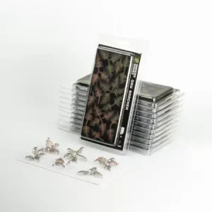 Vorderseite der Packung Gamers Grass Laser Plants Dry Bracken mit hellbraunen gelaserten Farnpflanzen