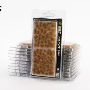 Vorderseite der Packung Gamers Grass Dry Tuft 6 mm Wild mit hellen, trockenen Grasbüscheln