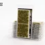Vorderseite der Packung Gamers Grass Dry Green 6 mm Wild mit grün-beigen Grasbüscheln
