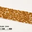 Nahaufnahme der kupferbraunen Grasbüschel Gamers Grass Copper Brown 2 mm auf Dioramen und Bases