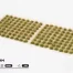 Nahaufnahme der herbstlichen Grasbüschel Gamers Grass Autumn 5 mm Wild mit Braun-, Gelb- und Grüntönen auf Dioramen