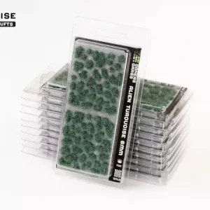 Vorderseite Gamers Grass Alien Turquoise 6 mm mit leuchtend türkisen Tufts aus der Alien-Serie