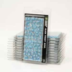 Vorderseite Gamers Grass Alien Frost 6 mm mit eisblauen Tufts aus der Alien-Serie