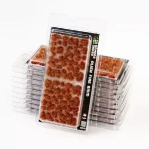Vorderseite Gamers Grass Alien Fire 6 mm mit rot-orangenen Tufts aus der Alien-Serie