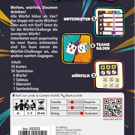 biddle-verpackung-rueckseite-webp Rückseite mit Spielinformationen: 2–5 Spieler, ca. 30 Minuten, ab 8 Jahren