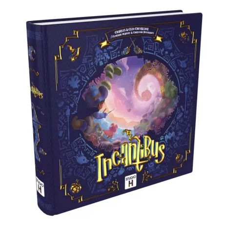 incantibus-verpackung-vorderseite-webp Vorderseite der Box „Incantibus“ – magisches Familienspiel von Elznir Games / Funnyfox