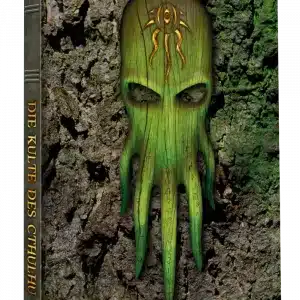 Vorderseite der limitierten Hardcover-Edition „Cthulhu: Die Kulte des Cthulhu“ von Pegasus Spiele