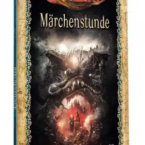 Vorderseite des Softcover-Abenteuerbands „Cthulhu: Märchenstunde“ von Pegasus Spiele
