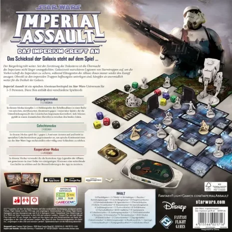 starwars-imperial-assault-verpackung-rueckseite-webp Rückseite mit Spielinfos: 2-5 Spieler, 60-120 Minuten, Kampagnen- und Gefechtsspiel