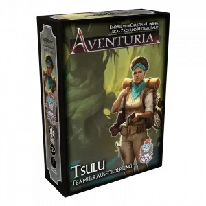 Vorderseite der Box Aventuria: Teamherausforderung – Tsulu