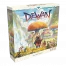 Vorderseite der Box „Dewan“ – strategisches Familienspiel von Space Cowboys