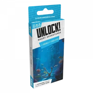 Vorderseite der Box „Unlock! Short Adventures – Das Herz des Ozeans“ – Escape-Abenteuer Tiefsee