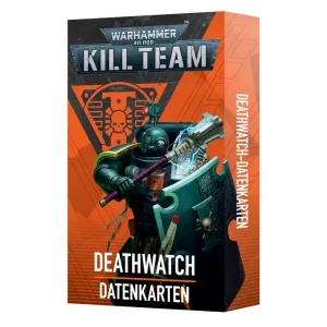 Vorderseite der Box Kill Team Deathwatch Datenkarten (deutsch)