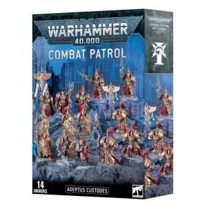 Vorderseite der Box Kampfpatrouille des Adeptus Custodes