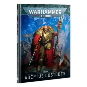 Vorderseite des deutschen Codex Adeptus Custodes